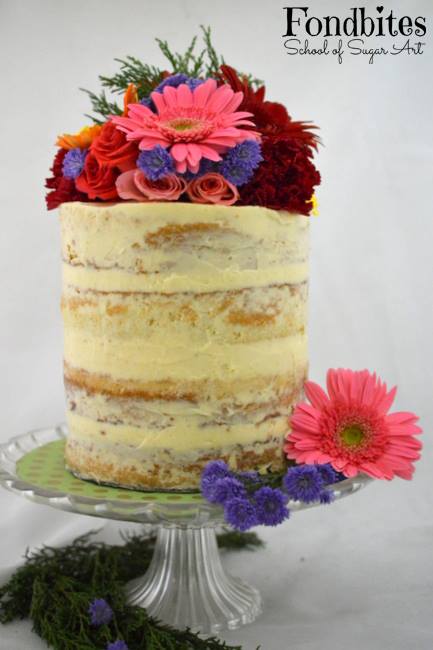 Bake Along #107 – Naked Cake – Sour Cream Cake with Sour Cream Buttercream