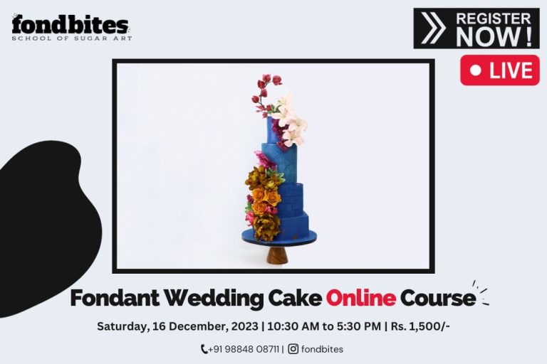 Fondant Wedding Cake Online Course FONDBITES
